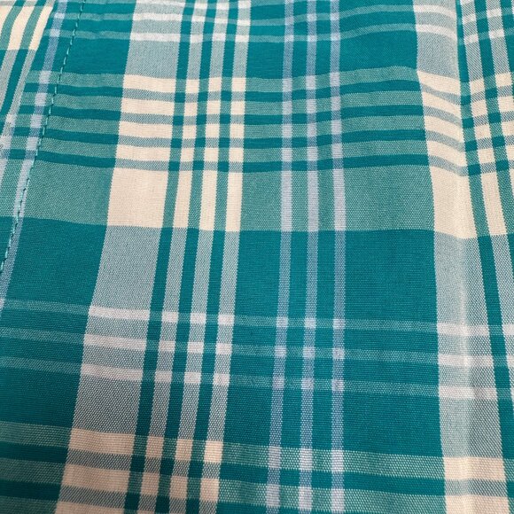 EUC Women's L.L. BEAN Nylon Long Sleeve Vented Shirt Plaid | Size M Reg. - Picture 5 of 9